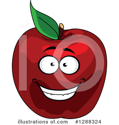 Royalty-Free (RF) Apple Clipart Illustration by Vector Tradition SM - Stock Sample #1288324