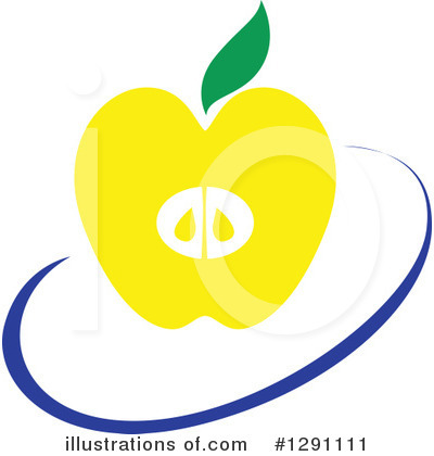 Royalty-Free (RF) Apple Clipart Illustration by Vector Tradition SM - Stock Sample #1291111
