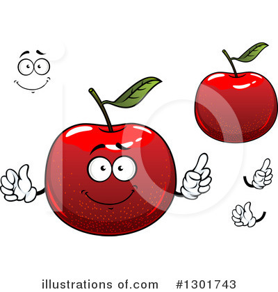 Royalty-Free (RF) Apple Clipart Illustration by Vector Tradition SM - Stock Sample #1301743