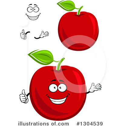 Royalty-Free (RF) Apple Clipart Illustration by Vector Tradition SM - Stock Sample #1304539