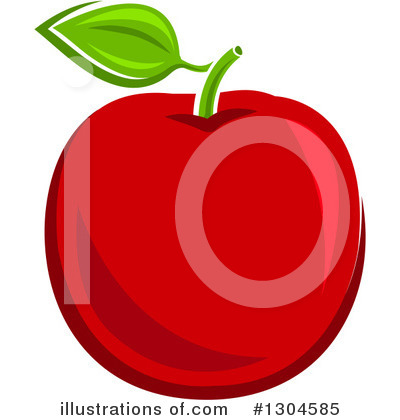 Royalty-Free (RF) Apple Clipart Illustration by Vector Tradition SM - Stock Sample #1304585