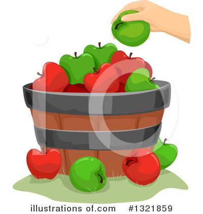 Royalty-Free (RF) Apple Clipart Illustration by BNP Design Studio - Stock Sample #1321859