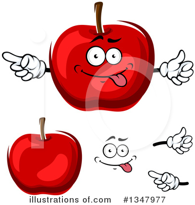 Royalty-Free (RF) Apple Clipart Illustration by Vector Tradition SM - Stock Sample #1347977