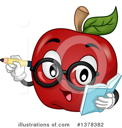 Royalty-Free (RF) Apple Clipart Illustration by BNP Design Studio - Stock Sample #1378382