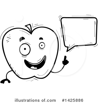 Royalty-Free (RF) Apple Clipart Illustration by Cory Thoman - Stock Sample #1425886
