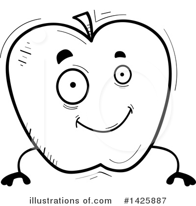 Royalty-Free (RF) Apple Clipart Illustration by Cory Thoman - Stock Sample #1425887