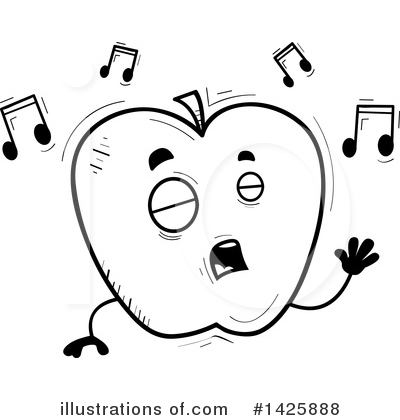 Royalty-Free (RF) Apple Clipart Illustration by Cory Thoman - Stock Sample #1425888