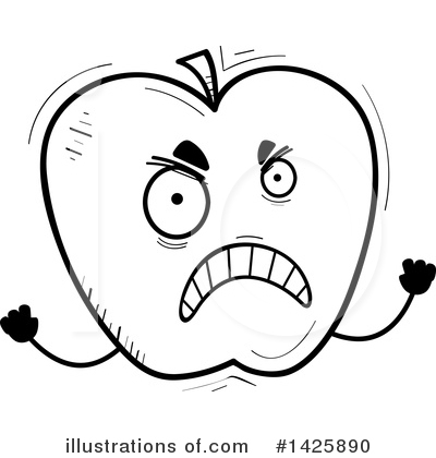 Royalty-Free (RF) Apple Clipart Illustration by Cory Thoman - Stock Sample #1425890