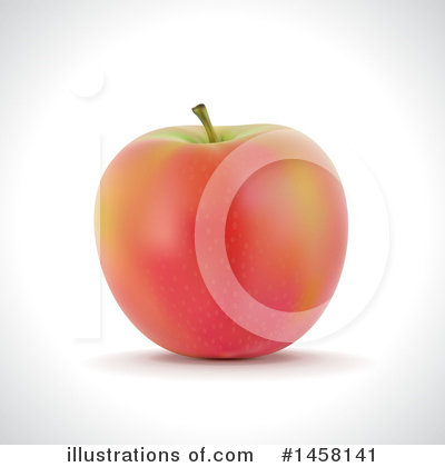 Royalty-Free (RF) Apple Clipart Illustration by cidepix - Stock Sample #1458141