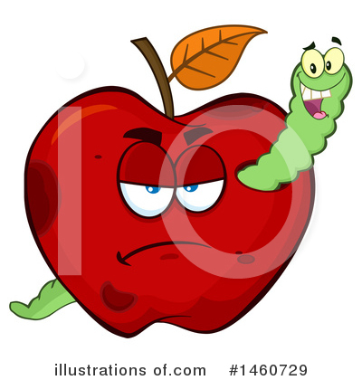 Royalty-Free (RF) Apple Clipart Illustration by Hit Toon - Stock Sample #1460729