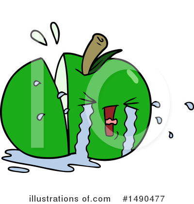 Royalty-Free (RF) Apple Clipart Illustration by lineartestpilot - Stock Sample #1490477