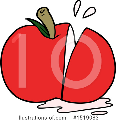 Royalty-Free (RF) Apple Clipart Illustration by lineartestpilot - Stock Sample #1519083