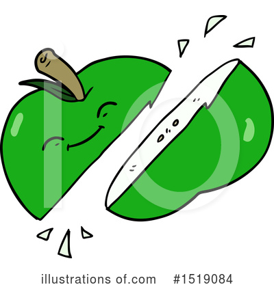 Royalty-Free (RF) Apple Clipart Illustration by lineartestpilot - Stock Sample #1519084