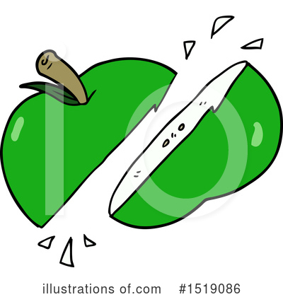 Royalty-Free (RF) Apple Clipart Illustration by lineartestpilot - Stock Sample #1519086