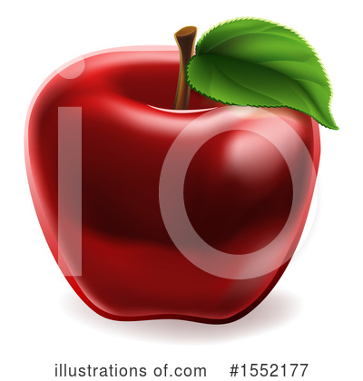 Royalty-Free (RF) Apple Clipart Illustration by AtStockIllustration - Stock Sample #1552177