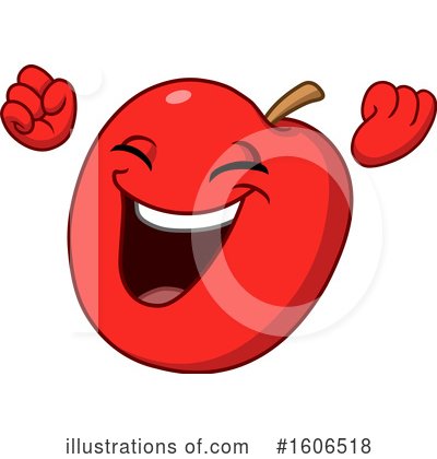 Royalty-Free (RF) Apple Clipart Illustration by yayayoyo - Stock Sample #1606518