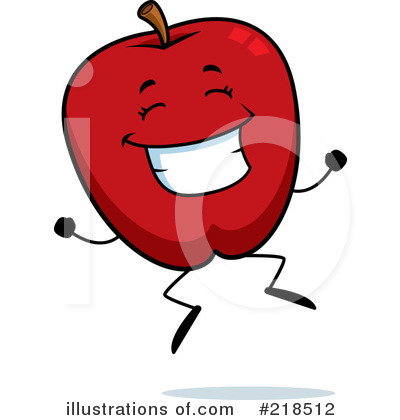 Royalty-Free (RF) Apple Clipart Illustration by Cory Thoman - Stock Sample #218512