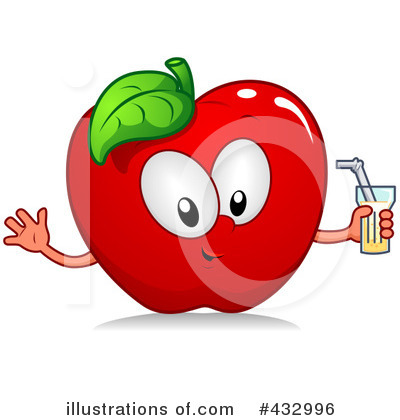 Royalty-Free (RF) Apple Clipart Illustration by BNP Design Studio - Stock Sample #432996