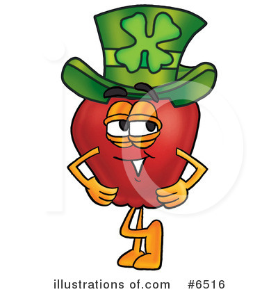 Royalty-Free (RF) Apple Clipart Illustration by Mascot Junction - Stock Sample #6516