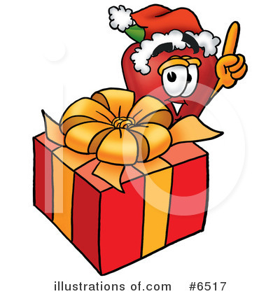 Royalty-Free (RF) Apple Clipart Illustration by Mascot Junction - Stock Sample #6517