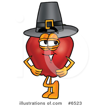 Royalty-Free (RF) Apple Clipart Illustration by Mascot Junction - Stock Sample #6523