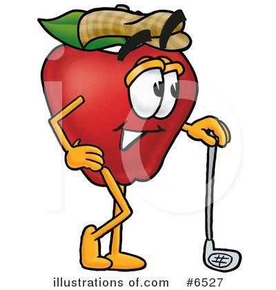 Royalty-Free (RF) Apple Clipart Illustration by Mascot Junction - Stock Sample #6527