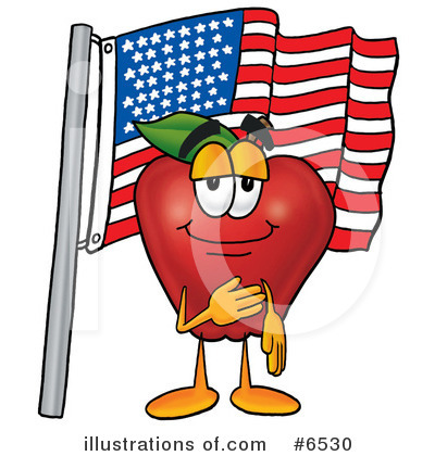 Royalty-Free (RF) Apple Clipart Illustration by Mascot Junction - Stock Sample #6530