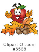 Apple Clipart #6538 by Mascot Junction