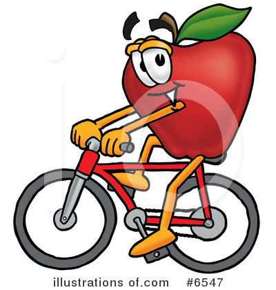 Royalty-Free (RF) Apple Clipart Illustration by Mascot Junction - Stock Sample #6547
