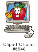 Apple Clipart #6548 by Mascot Junction