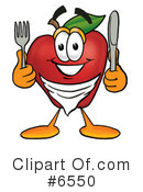 Apple Clipart #6550 by Mascot Junction