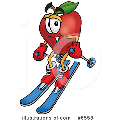 Royalty-Free (RF) Apple Clipart Illustration by Mascot Junction - Stock Sample #6558