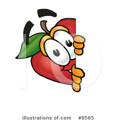 Royalty-Free (RF) Apple Clipart Illustration by Mascot Junction - Stock Sample #6565
