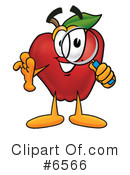 Apple Clipart #6566 by Mascot Junction