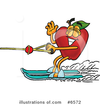 Royalty-Free (RF) Apple Clipart Illustration by Mascot Junction - Stock Sample #6572