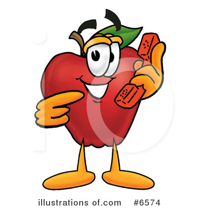 Apple Character Clipart #6574 by Toons4Biz