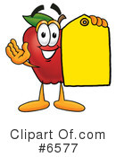 Apple Clipart #6577 by Mascot Junction