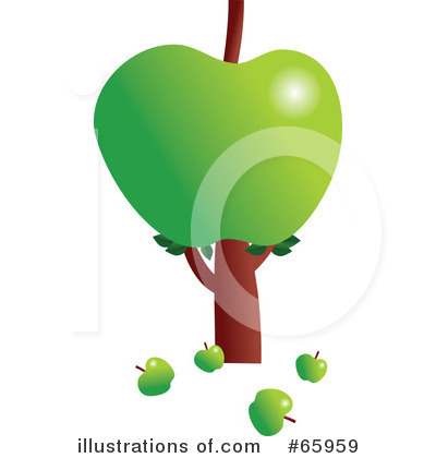 Royalty-Free (RF) Apple Clipart Illustration by Prawny - Stock Sample #65959