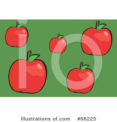 Royalty-Free (RF) Apple Clipart Illustration by Prawny - Stock Sample #66225