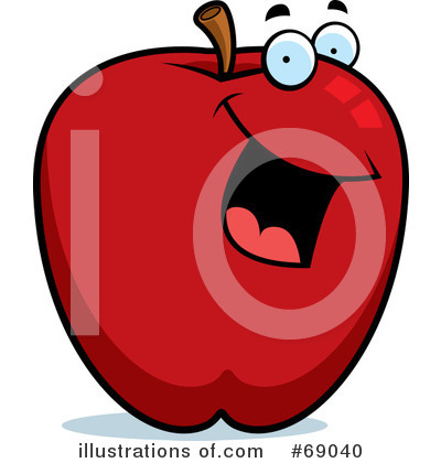 Royalty-Free (RF) Apple Clipart Illustration by Cory Thoman - Stock Sample #69040