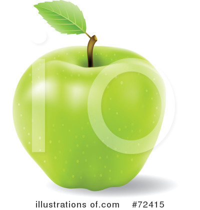 Royalty-Free (RF) Apple Clipart Illustration by cidepix - Stock Sample #72415