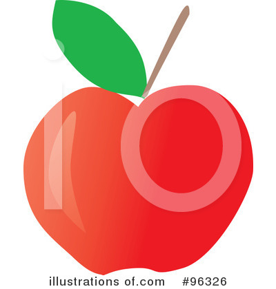 Royalty-Free (RF) Apple Clipart Illustration by Rasmussen Images - Stock Sample #96326