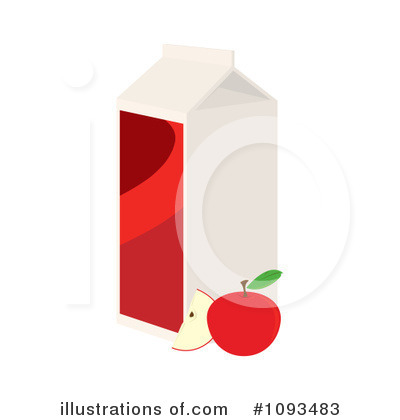 Royalty-Free (RF) Apple Juice Clipart Illustration by Randomway - Stock Sample #1093483
