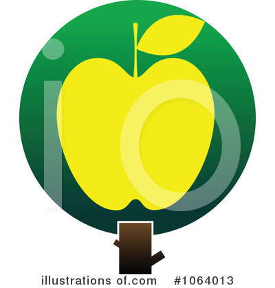Apple Tree Clipart #1064013 by Vector Tradition SM