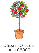 Apple Tree Clipart #1106309 by Any Vector