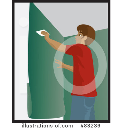 Applying Wallpaper Clipart #88236 by Rosie Piter