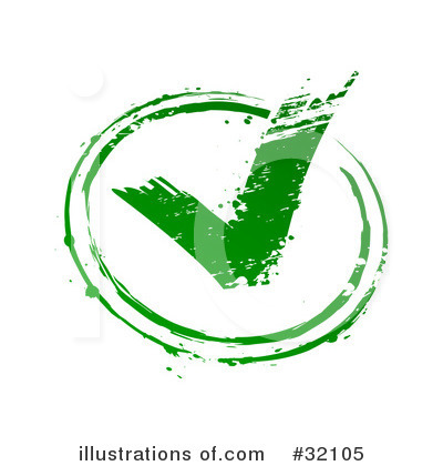 Royalty-Free (RF) Approve Clipart Illustration by beboy - Stock Sample #32105