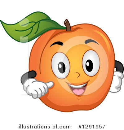 Royalty-Free (RF) Apricot Clipart Illustration by BNP Design Studio - Stock Sample #1291957