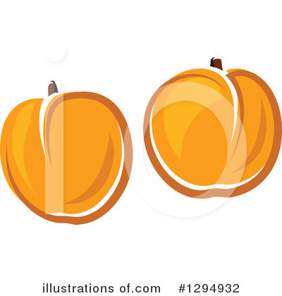 Royalty-Free (RF) Apricot Clipart Illustration by Vector Tradition SM - Stock Sample #1294932