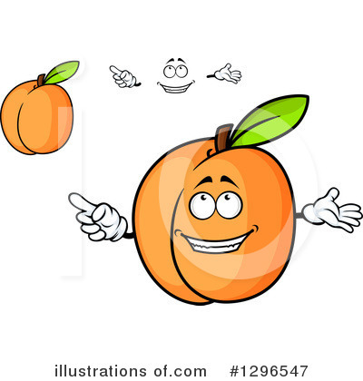 Royalty-Free (RF) Apricot Clipart Illustration by Vector Tradition SM - Stock Sample #1296547